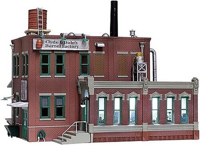 Woodland Clyde/Dale's Barrel Factory - HO Scale Model Railroad Building