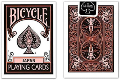 Bicycle Playing Cards BLACK ORANGE DECK Trump Card Game Japan | eBay