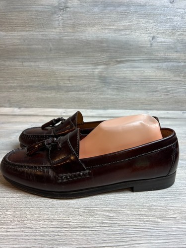 Cordovan Brown Tasseled Loafers sz 