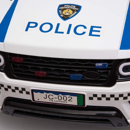 LEADZM Dual Drive 12V 7Ah Police Car with 2.4G Remote Control White - Picture 11 of 11