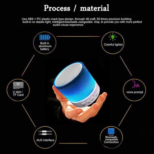 Rechargeable Bluetooth Wireless Speakers Portable Super Luminous New LightNEW - Picture 14 of 23