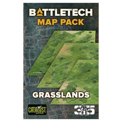 Battletech Map Pack : Grasslands by Catalyst Games CAT35150 (6 two-sided maps)