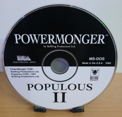 Powermonger / Populous II / 2 - Retro PC Spiel / 90er Bullfrog Strategie / EA  
