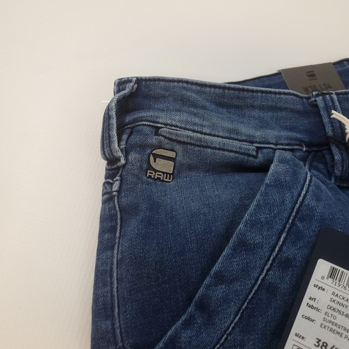 Jeans G-Star Raw Rackam 3D skinny fit super elasticizzato in vernice estrema uomo 38x34 - Foto 11 di 24