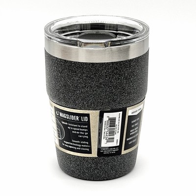 YETI Rambler 16 oz Black Stone Stackable Cup Textured Rare Color