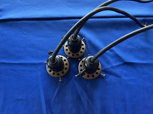 Very Rare (3)Three Vintage Billiard Pool Table Shade Lights. - Picture 5 of 11
