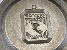 Antique Mold Die Hub Stamp Punch Jewelry Tools City of Detroit Championship #403