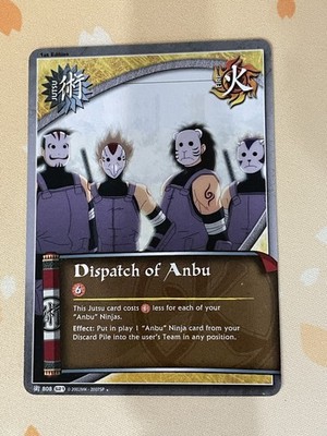 Naruto CCG, Dispatch of Anbu, 808, 1st Edition, LP