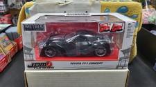 NIB 2017 TOYOTA FT-1 CONCEPT BLACK JDM TUNERS JADA 1/24 TOY CAR #98687