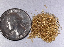 Alaskan Yukon Gold Rush Nuggets 50 Mesh 2 Grams of Super -Super Small Fines 5571.88 per troy oz