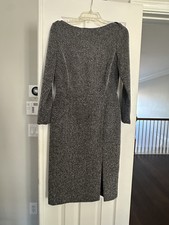 Banana republic Petite 10 Grey/Black herringbone dress - all occasion