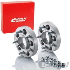 EIBACH PRO-SPACER 50mm SPURVERBREITERUNG SILBER 2x25mm SPURPLATTEN LK:5x114,3mm