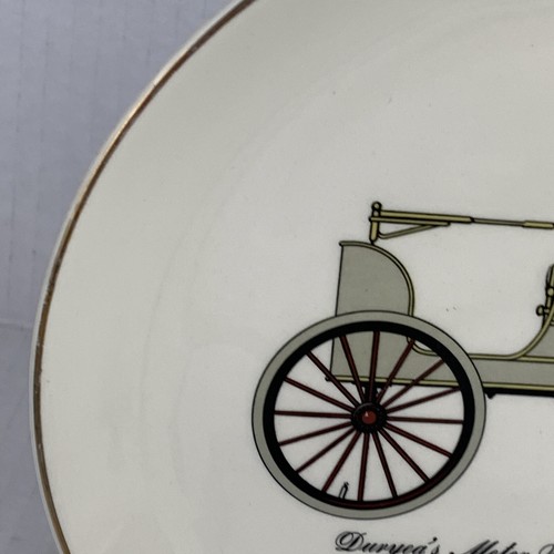 Collectible Decorative Plates Duryea's Motor Wagon & Winton Automobile. Set of 2 - Picture 4 of 10