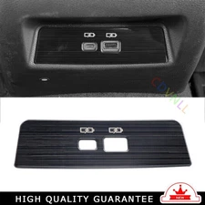 Rear USB Socket Switch Cover Trim 1PCS For Nissan Altima 2019-22 Black Titanium