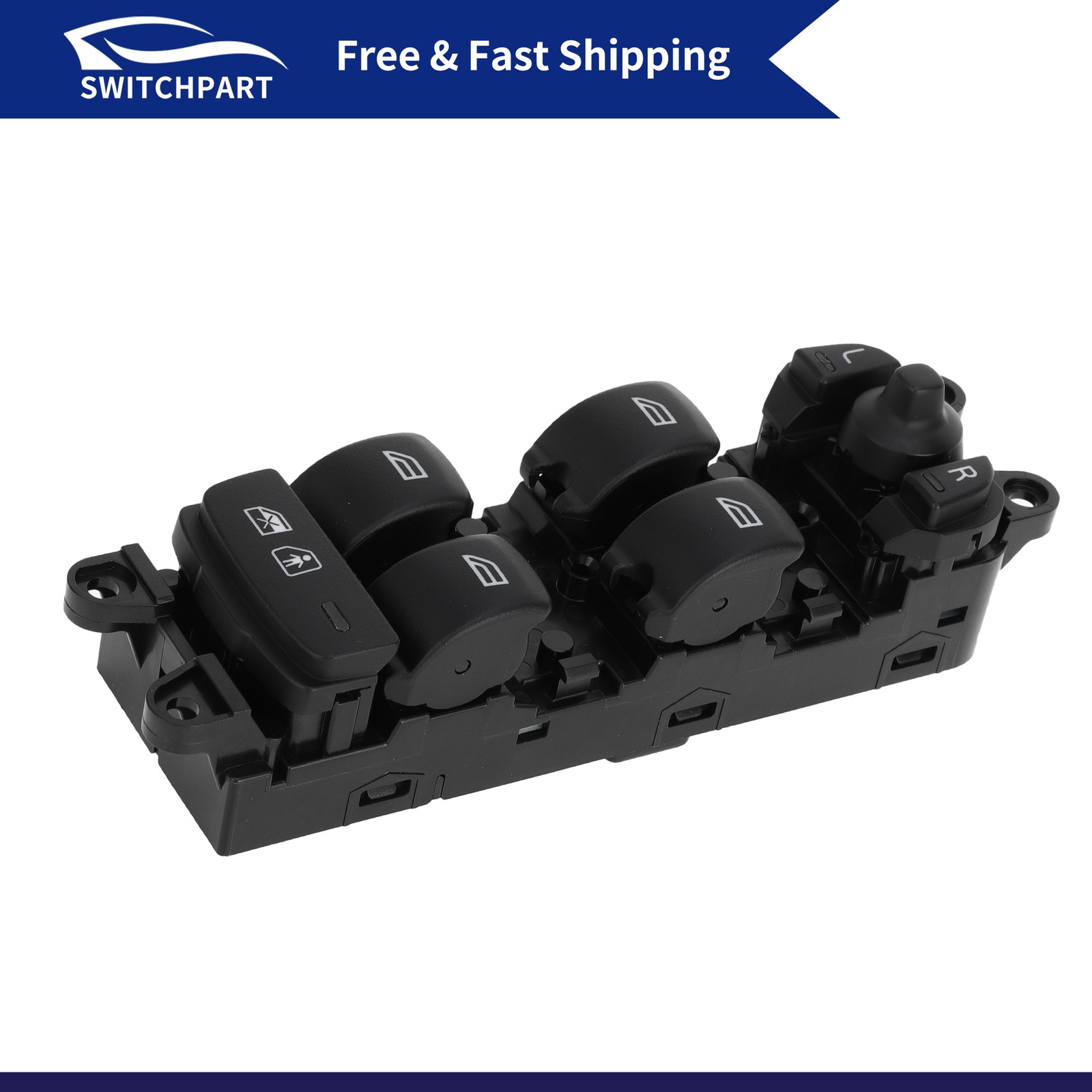 Front Left Power Window Switch for Volvo S60 V60 - 1pc Replacement Part