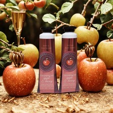 NEW LOT OF 2 CHAMPAGNE APPLE  HONEY 1OZ HAND CREAM TRAVEL SIZE BATH  BODY WORK