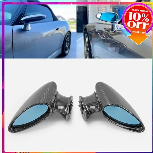 For Honda s2000 AP1 AP2 SP-Style Manual Rearview Aero Mirror Carbon Fiber 2pcs