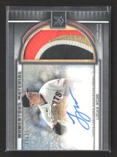2023 Topps Museum Momentous Material Jumbo Patch Autograph Logan Webb /15