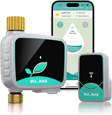 Smart WiFi Water Timer for Garden Hose - App Control, 3 Modes, Battery Powered