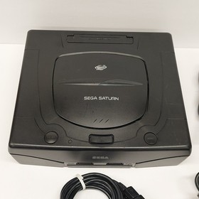 SEGA Saturn Model MK-80000A Console With Controller and Cables Tested Working 