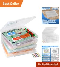4-Pack Stackable Art  Craft Organizer, 12.4 x 10.8 x 1.7 In - Clear Storage ...