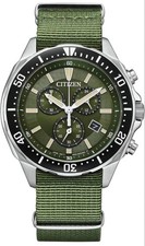 Citizen Eco-Drive Mens Watch 40mm Green Dial ...