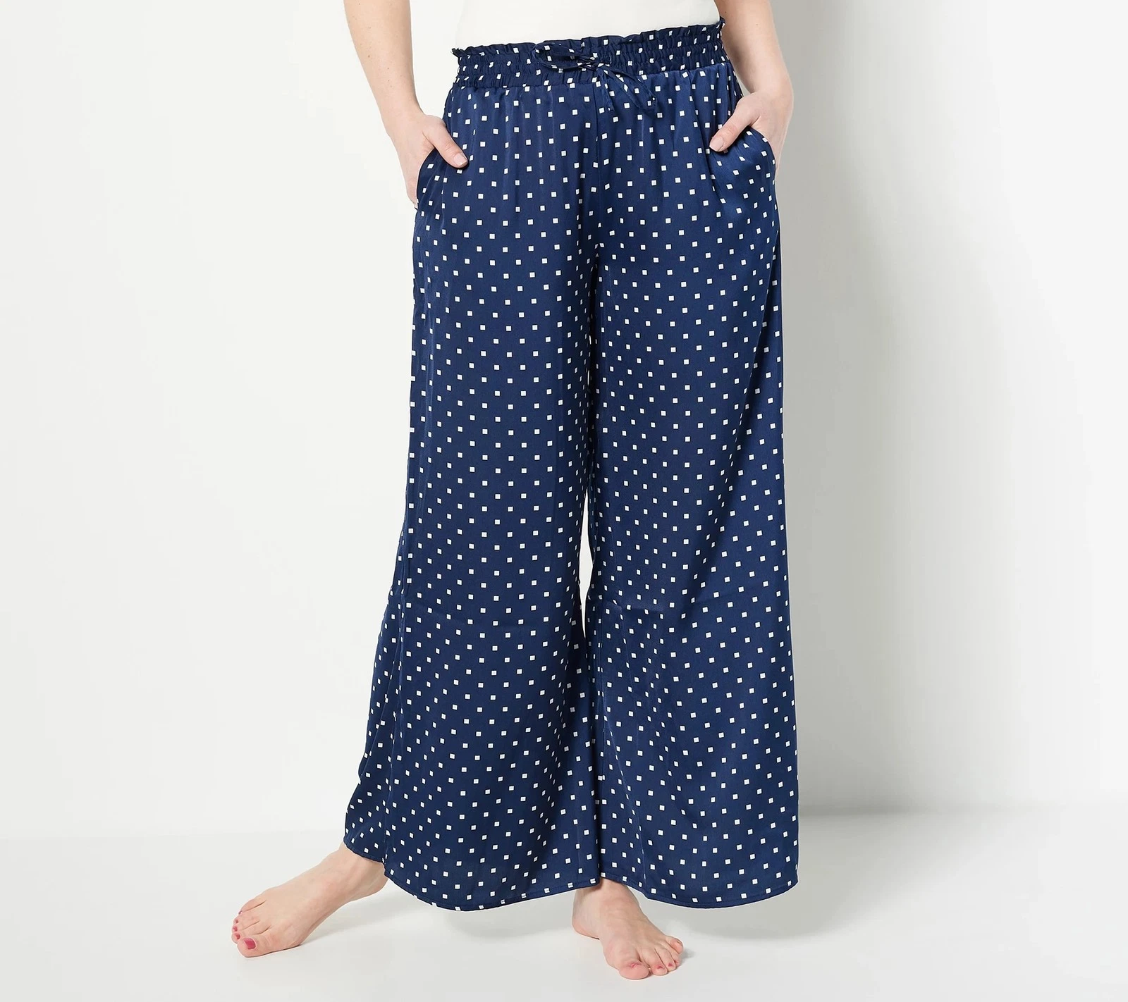 Summersalt The Perfect Palazzo Deep Sea Dot L New