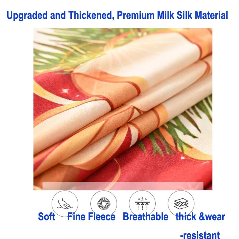 Christmas Party Stretch Banquet Chair Cover Santa Snowman Dining Seat Covers - Image 3 of 4