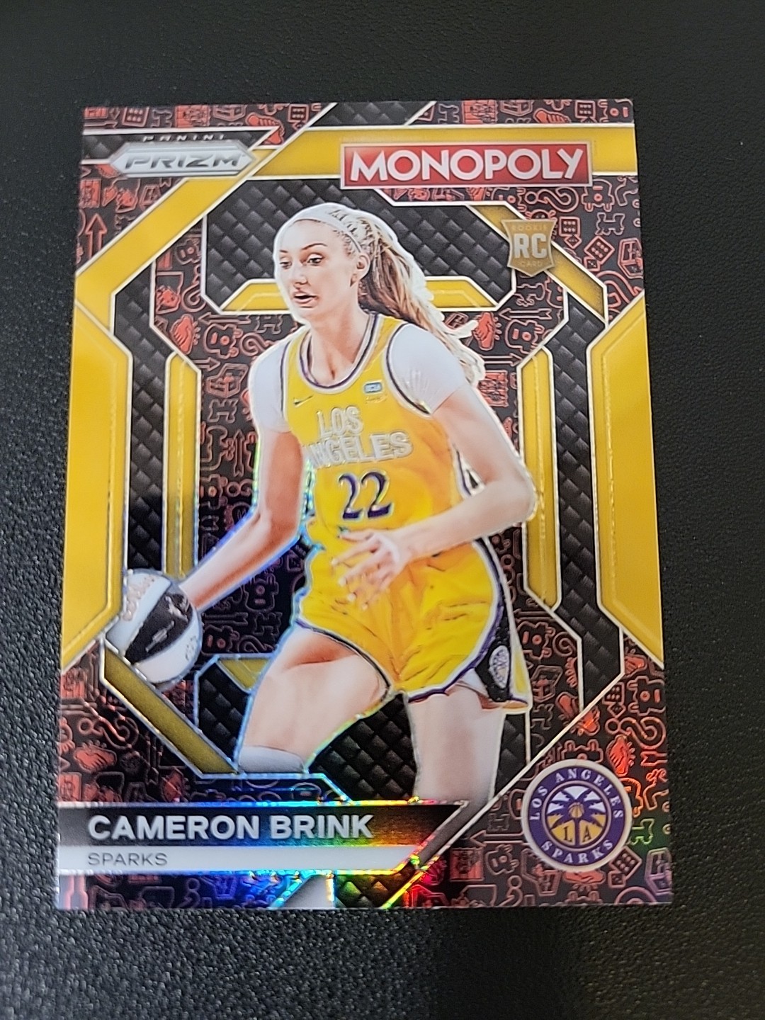 2024 Panini WNBA Prizm Monopoly Cameron Brink Rookie Red Icons #WNBA6 Sparks RC