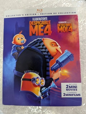 Despicable Me 4 Movie Blu-ray Collector's Edition NEW with Slipcover