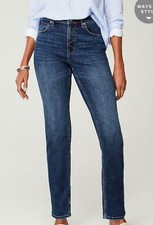 NWT J.Jill High-Rise Straight-Leg Jeans
