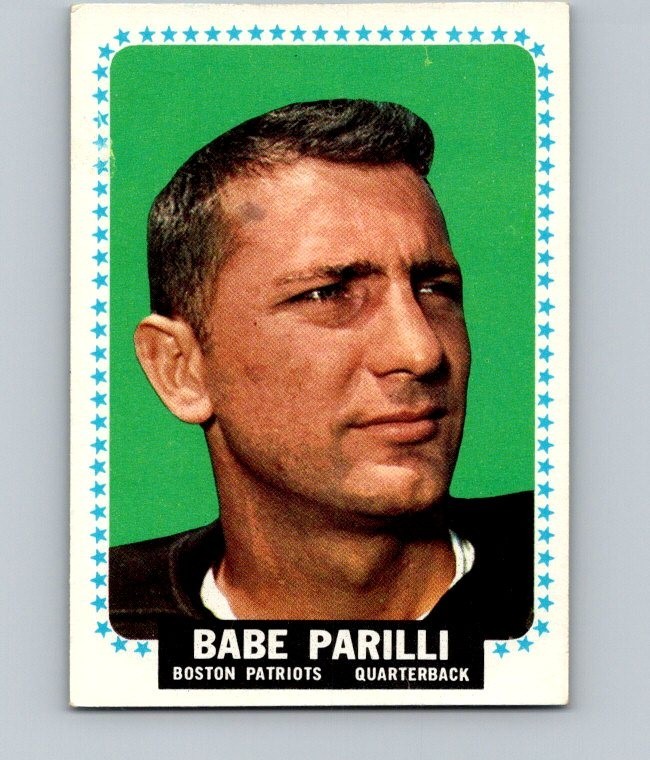 1964 TOPPS FOOTBALL #17 BABE PARILLI SP  EXMT RX