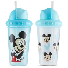 Disney Toddler Sippy Cups for Boys and Girls  10 Ounce Mickey Mouse Heads