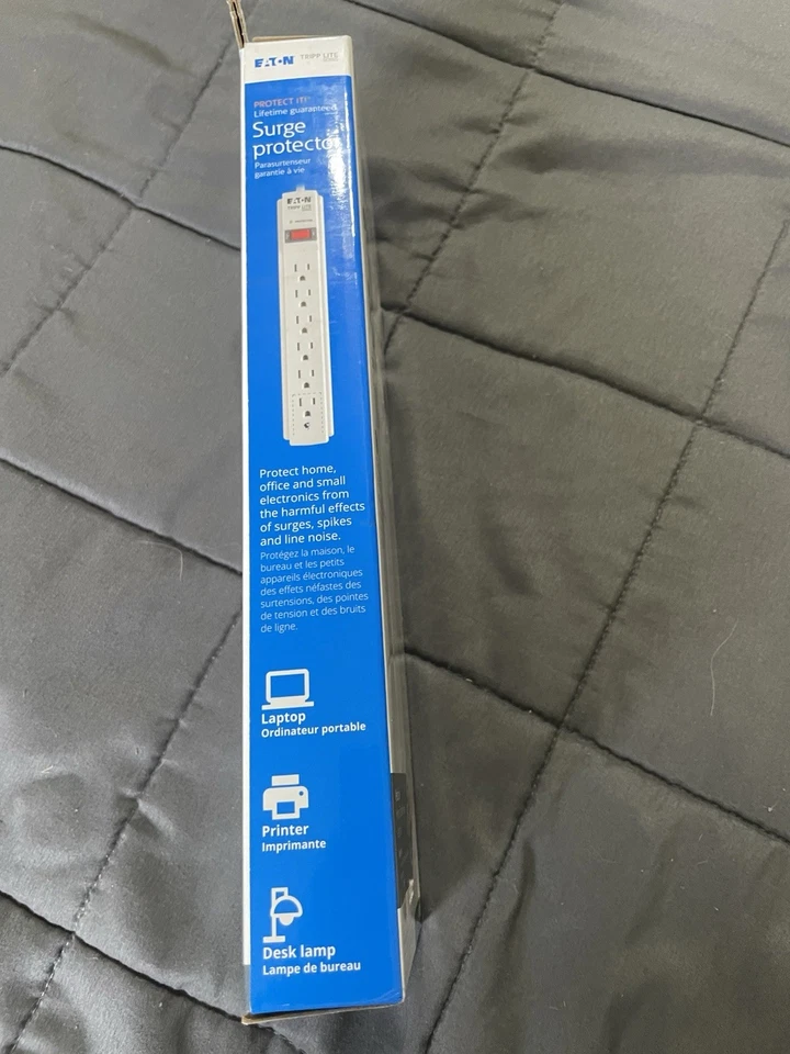 Tripp Lite TLP604 Surge Protector Lifetime Warranty 4ft Cord - Image 4 of 4