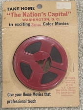8mm Film "The Nation's Capital Washington DC" 1970's sealed tourist color movie