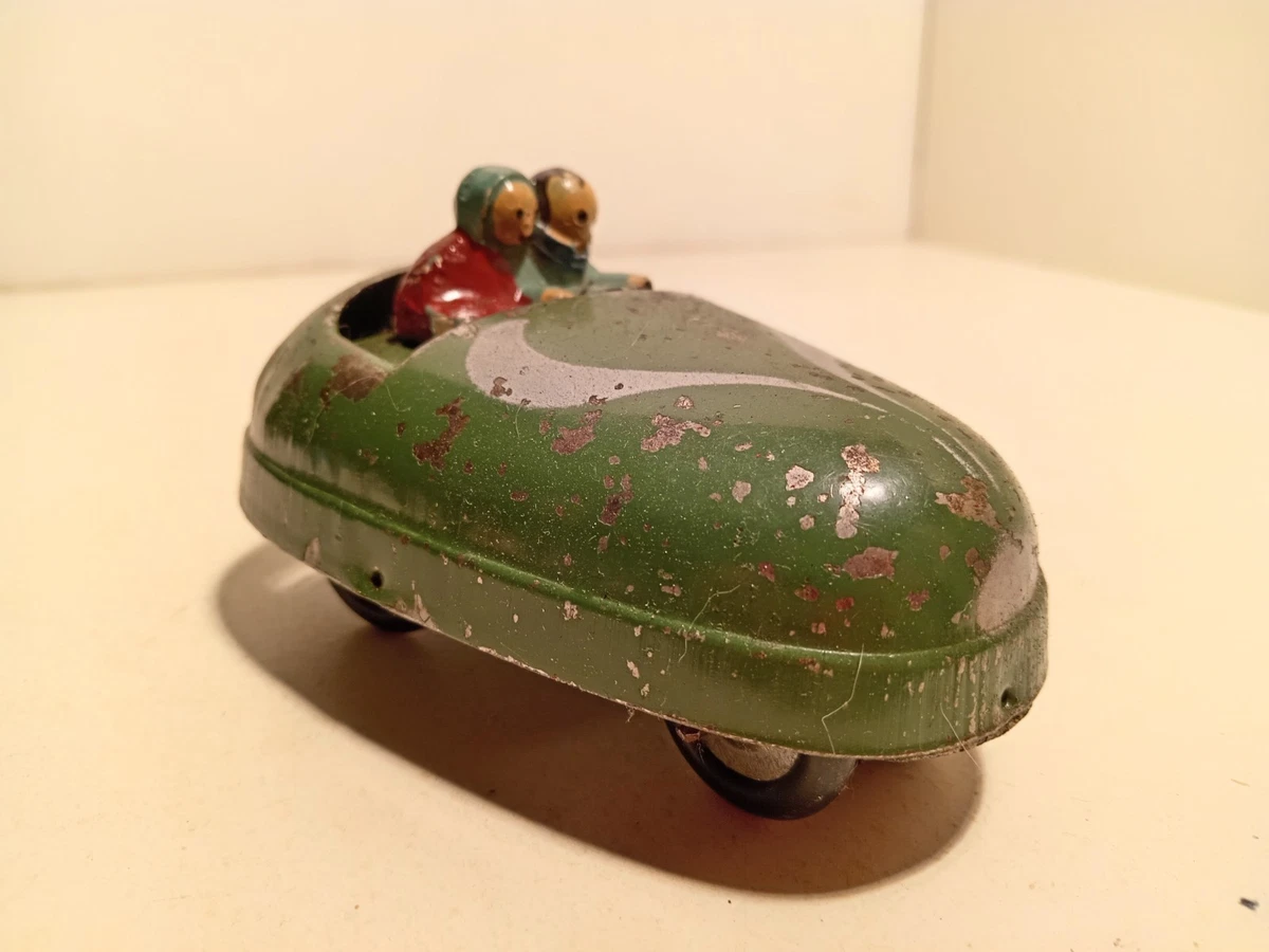 Camion Citroën JRD Avec Remorque - Jouet Ancien En Tôle Mécanique Joustra