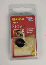 Allen Peep Sight 3/16" Black Plastic Archery Bow Hunting Accessory Made in USA