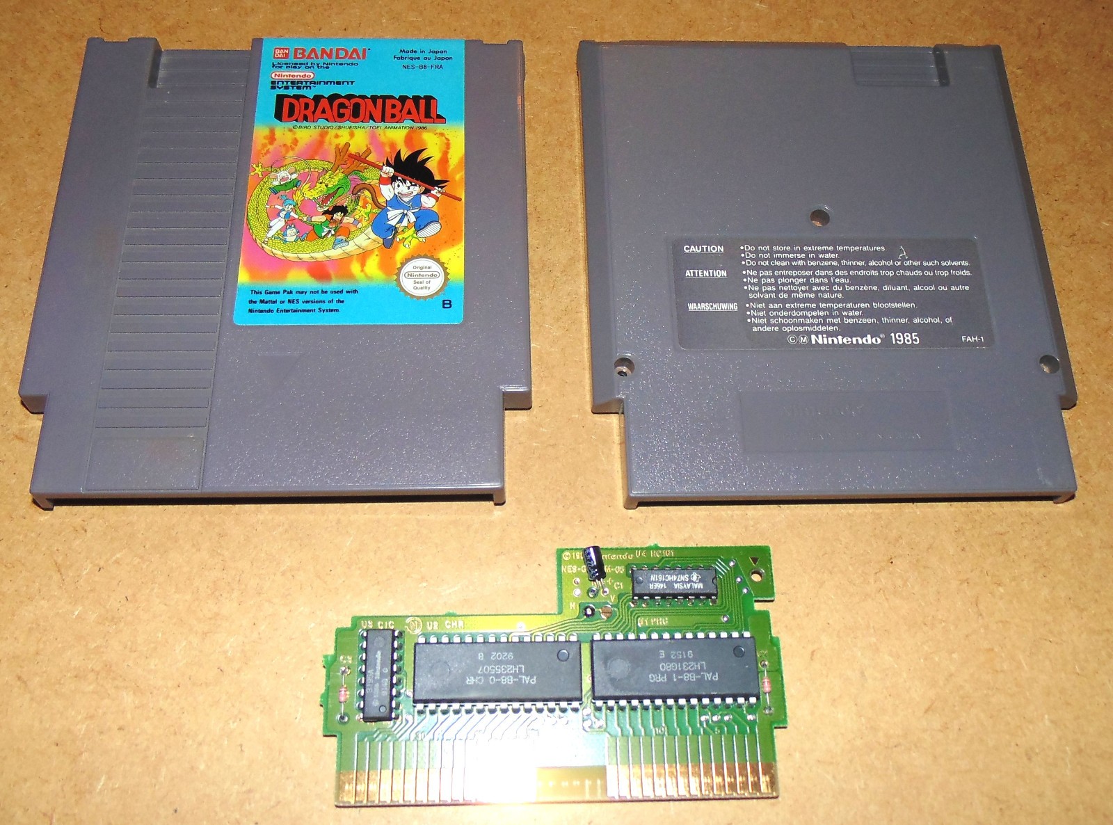 dragonball jeu original nintendo nes version française
