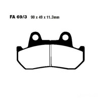 Bremsbelag BremsbeläGe EBC FA069 3HH Hinten FüR Honda GL 1500 Goldwing 1988-1990