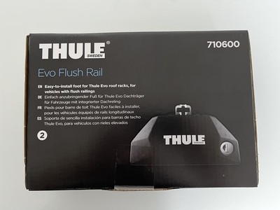 THULE 710600 Thule Evo Flush Rail Fußsatz für integrierte Dachreling 4 Füße