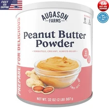 2 Lbs Peanut Butter Powder 65 Servings No. 10 Can Everyday Food Camping Survival