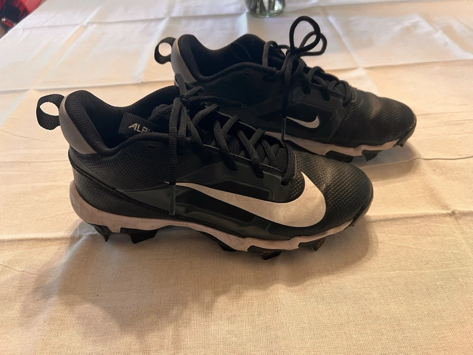 Nike Alpha Menace 4 Shark Youth Cleats Size 6Y W FQ4016-001 FREE SHIPPING! - Image 2 of 4