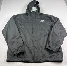 Grundens Rain Jacket Mens XL Black Full Zip W...