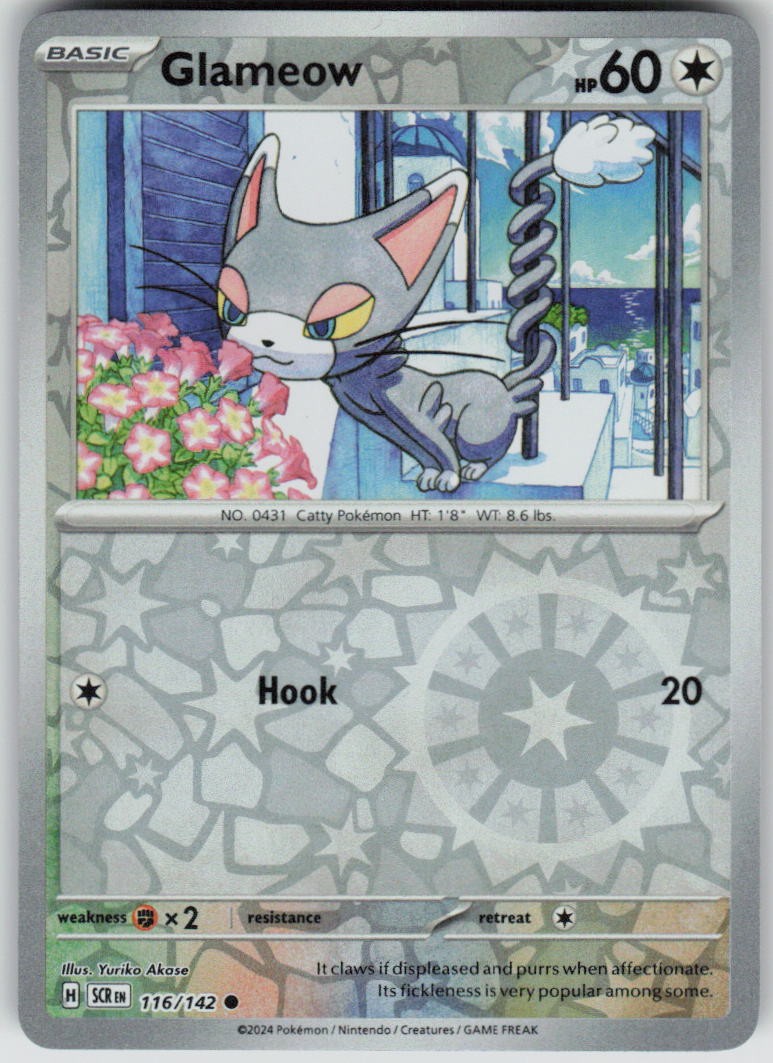 Glameow Common SV07: Stellar Crown 116/142 NM