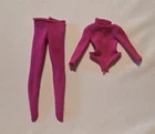 VTG 1970 Sears #1585 Living Barbie Action Accents Hot Pink Leotard & Tights