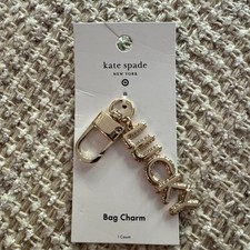 KSNY Kate Spade x Target Keychain Bag Charm Balloon LUCKY In Hand NEW