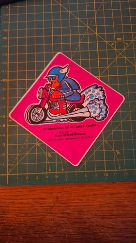 VINTAGE STICKER STICKER glue motorcycle fashion cotton tree st gallen