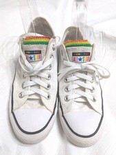 Tenis Converse All Stars LENGUAS ARCO IRIS Parte Superior Baja Unisex Zapatos Talla W8 M6 Orgullo