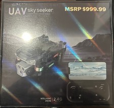 Sky seeker UAV drone with three 4k hd photo cameras and obstacle avoidance