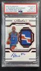 SHAI GILGEOUS-ALEXANDER PSA 9 2022 PANINI FLAWLESS PRIME RUBY GU PATCH AUTO 8/15